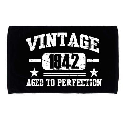 1942 Vintage Aged To Perfection Birthday Gift Microfiber Hand Towel