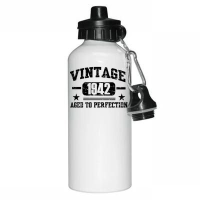 1942 Vintage Aged To Perfection Birthday Gift Aluminum Water Bottle