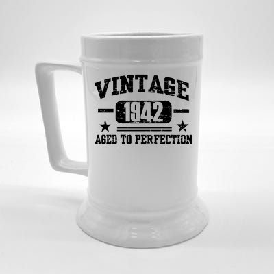 1942 Vintage Aged To Perfection Birthday Gift Beer Stein