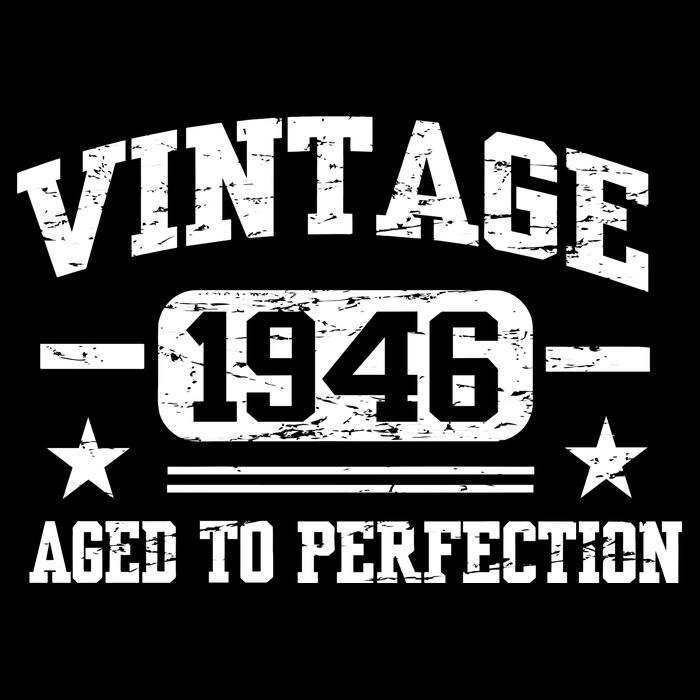 1946 Vintage Aged To Perfection Birthday Gift Performance Shirt