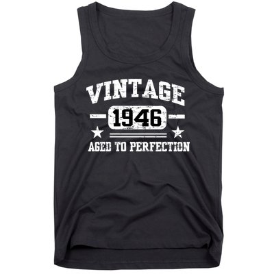 1946 Vintage Aged To Perfection Birthday Gift Tank Top