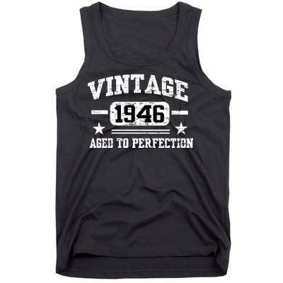 1946 Vintage Aged To Perfection Birthday Gift Tank Top