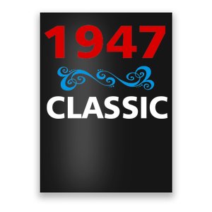 1947 Classic Birthday Gift Poster