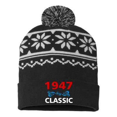 1947 Classic Birthday Gift USA-Made Snowflake Beanie