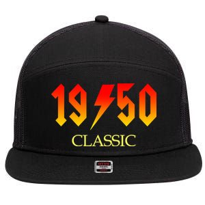 1950 Classic Rock 70th Birthday 7 Panel Mesh Trucker Snapback Hat