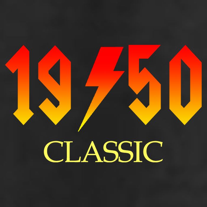 1950 Classic Rock 70th Birthday 7 Panel Mesh Trucker Snapback Hat