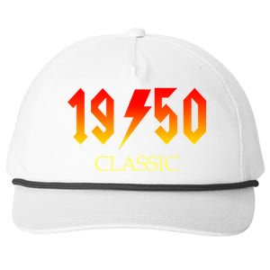 1950 Classic Rock 70th Birthday Snapback Five-Panel Rope Hat