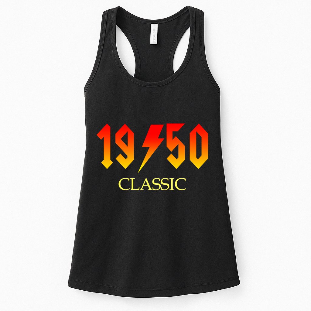 1950 Classic Rock 70th Birthday Womens Tank Top