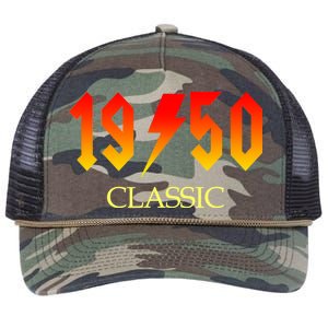 1950 Classic Rock 70th Birthday Retro Rope Trucker Hat Cap