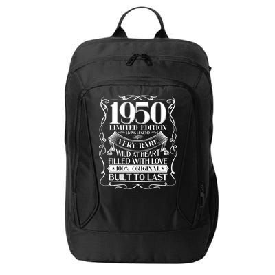 1950 Rare Limited Edition Legend 70th Birthday City Backpack