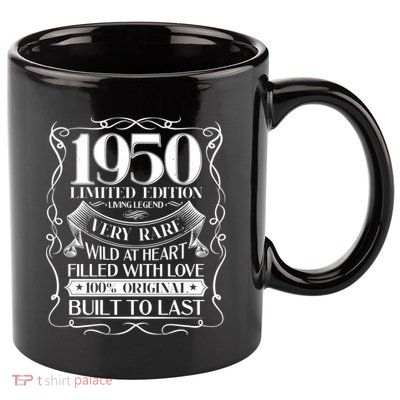 1950 Rare Limited Edition Legend 70th Birthday 11oz C Handle Ceramic Mug