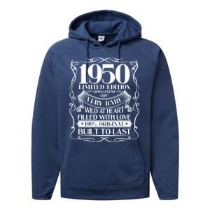 1950 Rare Limited Edition Legend 70th Birthday Performance Fleece Hoodie