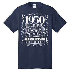 1950 Rare Limited Edition Legend 70th Birthday Tall T-Shirt