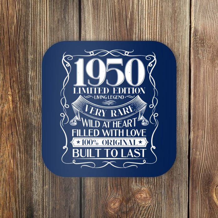 1950 Rare Limited Edition Legend 70th Birthday Coaster