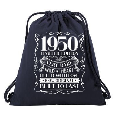 1950 Rare Limited Edition Legend 70th Birthday Drawstring Bag