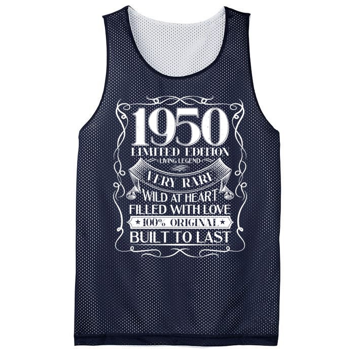 1950 Rare Limited Edition Legend 70th Birthday Mesh Reversible Basketball Jersey Tank