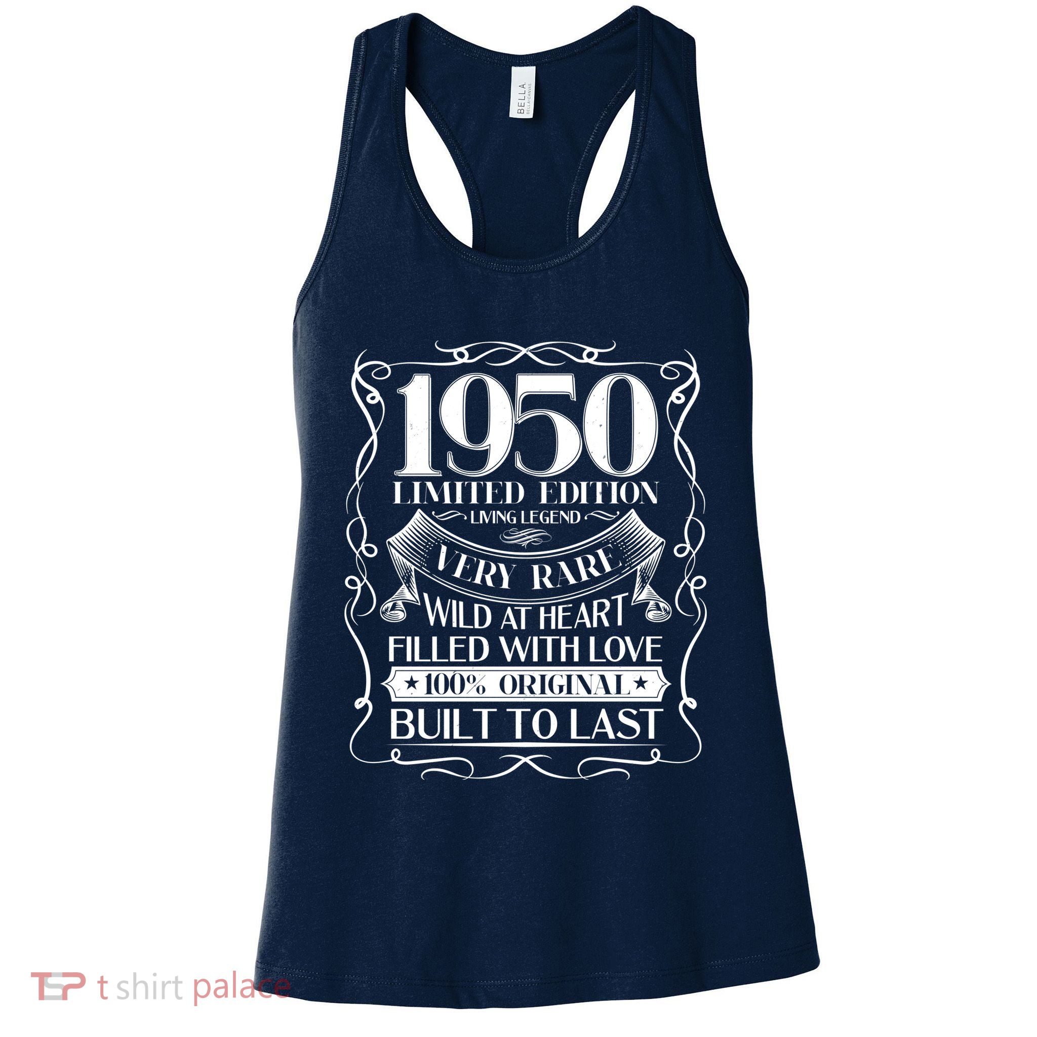 1950 Rare Limited Edition Legend 70th Birthday Womens Tank Top