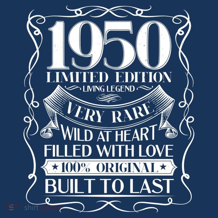 1950 Rare Limited Edition Legend 70th Birthday Baby Bodysuit