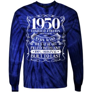 1950 Rare Limited Edition Legend 70th Birthday Tie-Dye Long Sleeve Shirt