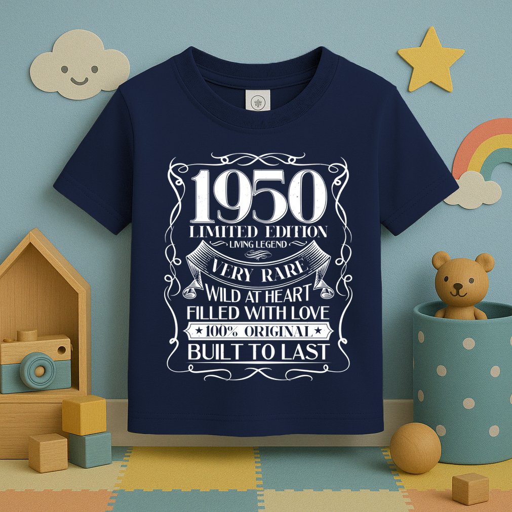 1950 Rare Limited Edition Legend 70th Birthday Toddler T-Shirt