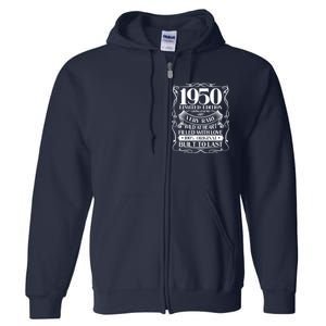 1950 Rare Limited Edition Legend 70th Birthday Full Zip Hoodie