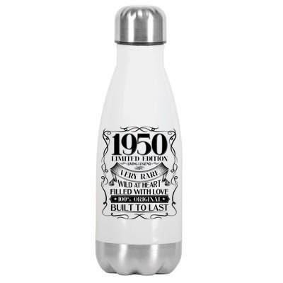 1950 Rare Limited Edition Legend 70th Birthday Stainless Steel Insulated Water Bottle