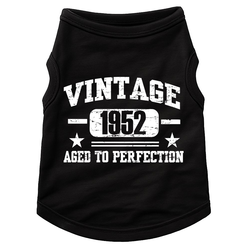 1952 Vintage Aged To Perfection Birthday Gift Doggie Tank