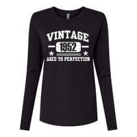 1952 Vintage Aged To Perfection Birthday Gift Womens Cotton Relaxed Long Sleeve T-Shirt