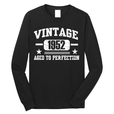 1952 Vintage Aged To Perfection Birthday Gift Long Sleeve Shirt