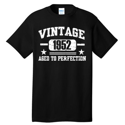 1952 Vintage Aged To Perfection Birthday Gift Tall T-Shirt