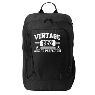 1952 Vintage Aged To Perfection Birthday Gift City Backpack