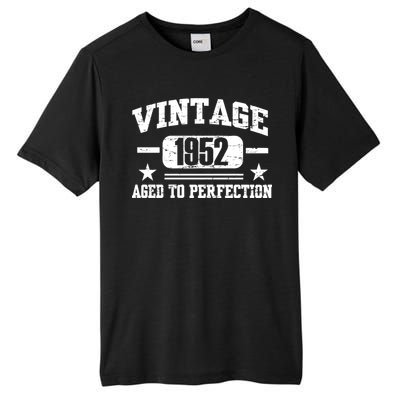 1952 Vintage Aged To Perfection Birthday Gift Tall Fusion ChromaSoft Performance T-Shirt