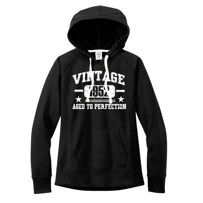 1952 Vintage Aged To Perfection Birthday Gift Women's Fleece Hoodie