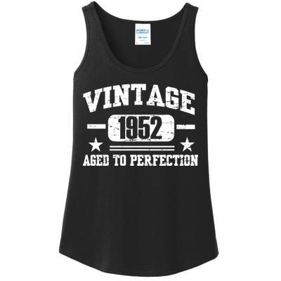 1952 Vintage Aged To Perfection Birthday Gift Ladies Essential Tank