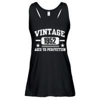 1952 Vintage Aged To Perfection Birthday Gift Ladies Essential Flowy Tank