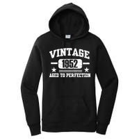 1952 Vintage Aged To Perfection Birthday Gift Women's Pullover Hoodie