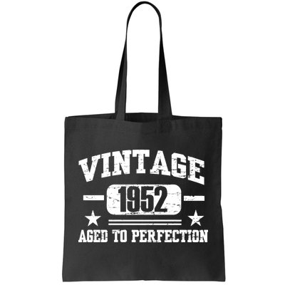 1952 Vintage Aged To Perfection Birthday Gift Tote Bag