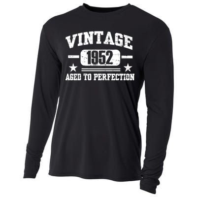 1952 Vintage Aged To Perfection Birthday Gift Cooling Performance Long Sleeve Crew