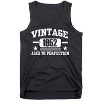 1952 Vintage Aged To Perfection Birthday Gift Tank Top