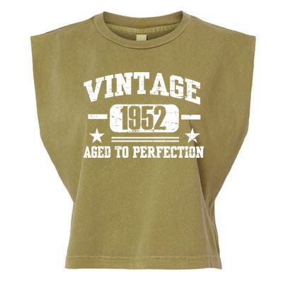 1952 Vintage Aged To Perfection Birthday Gift Garment-Dyed Women's Muscle Tee