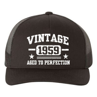 1959 Vintage Aged To Perfection Birthday Gift Yupoong Adult 5-Panel Trucker Hat