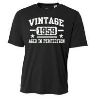 1959 Vintage Aged To Perfection Birthday Gift Cooling Performance Crew T-Shirt