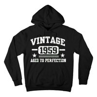 1959 Vintage Aged To Perfection Birthday Gift Hoodie