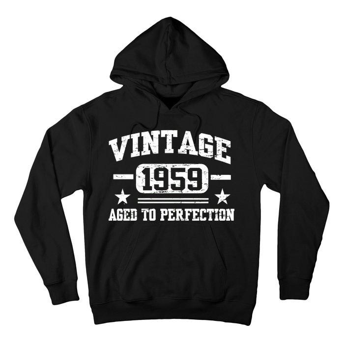 1959 Vintage Aged To Perfection Birthday Gift Hoodie