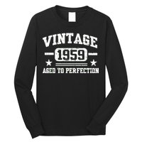 1959 Vintage Aged To Perfection Birthday Gift Long Sleeve Shirt