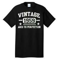 1959 Vintage Aged To Perfection Birthday Gift Tall T-Shirt