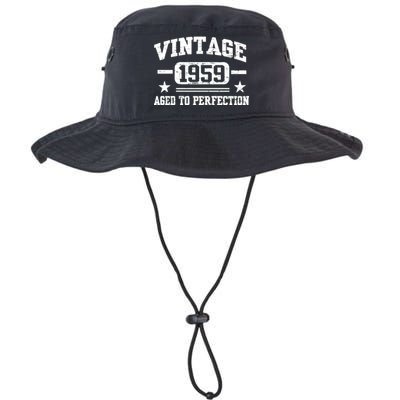 1959 Vintage Aged To Perfection Birthday Gift Legacy Cool Fit Booney Bucket Hat