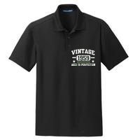 1959 Vintage Aged To Perfection Birthday Gift Dry Zone Grid Polo