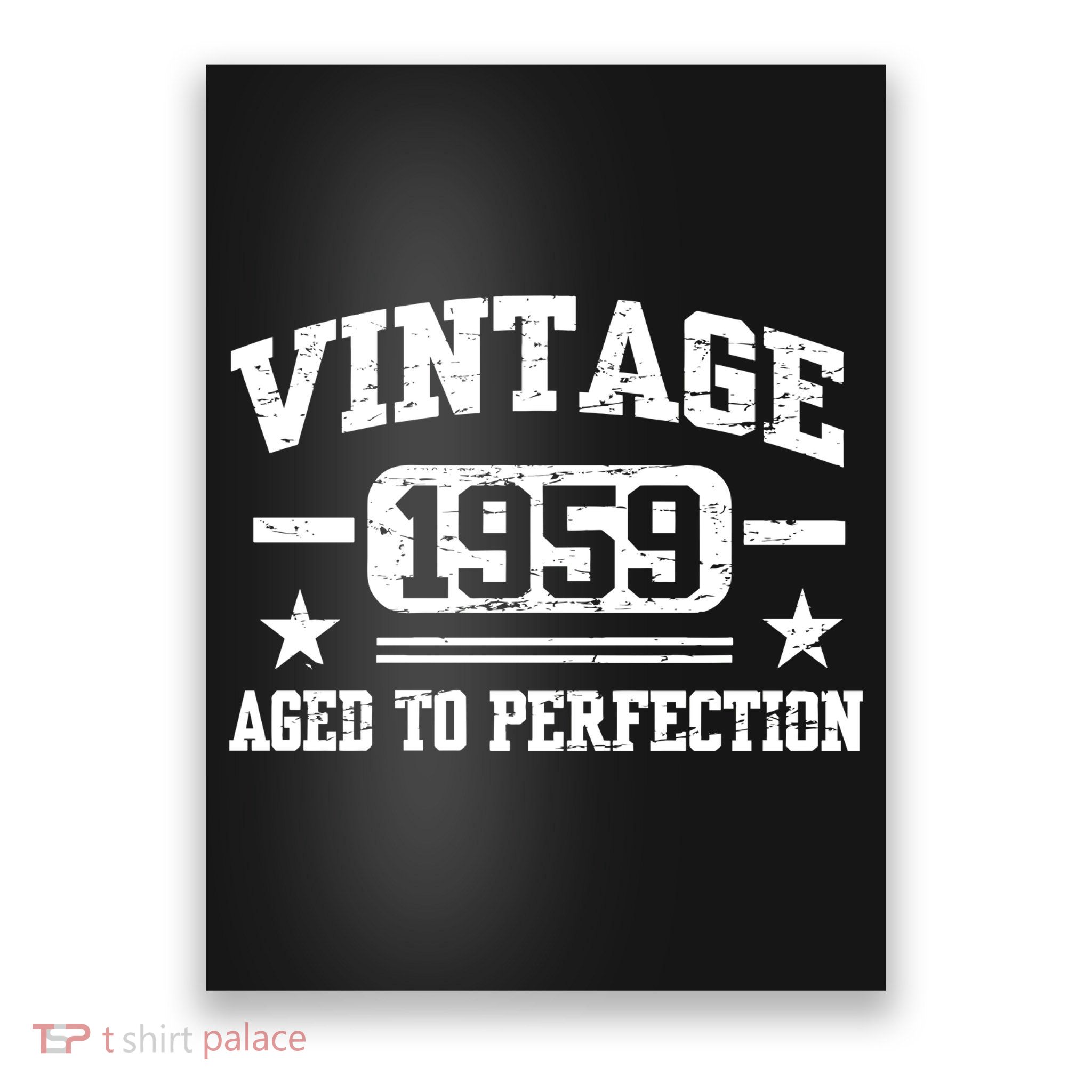 1959 Vintage Aged To Perfection Birthday Gift Poster