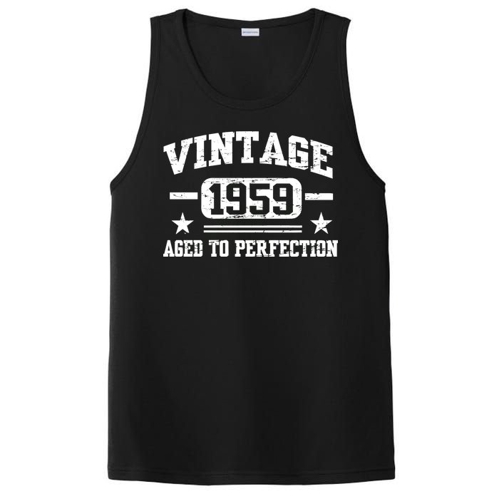 1959 Vintage Aged To Perfection Birthday Gift PosiCharge Competitor Tank